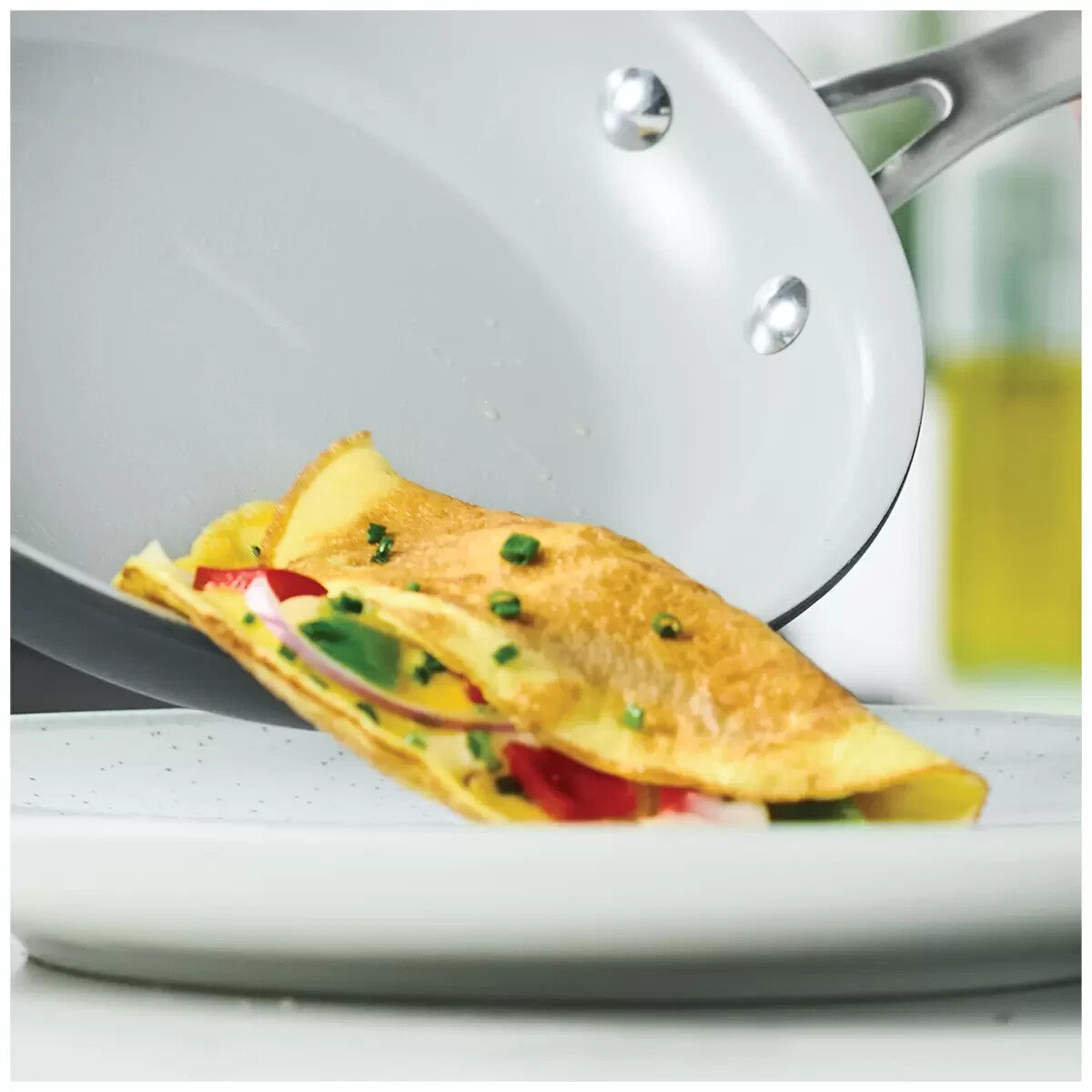 Tramontina 3pcs Frypan Set 20cm 25cm 30cm Non-Stick Aluminium Cast Handle Set