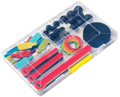 Wrap-It Storage 75 PCs Ultimate Cable Management Value Pack For Home, Office