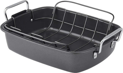MasterPro Non Stick Ultimate Roaster with Rack Roasting 50 x 34 x 14cm - MPHB100