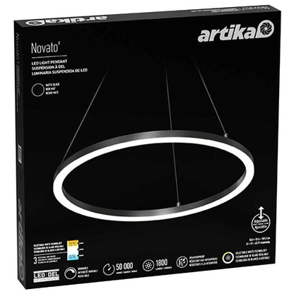 Artika Novato 28" LED Pendant Light RGBW Light Colours with Remote Control