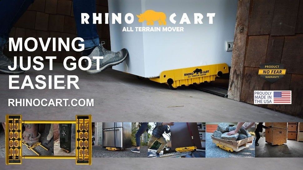 Rhino Cart All Terrain Moving Cart Dolly for Heavy Appliance & Material Handling