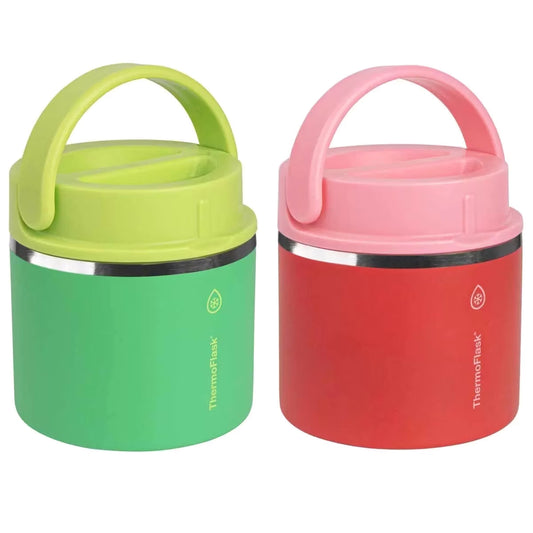 2x 590mL Thermoflask Insulated Kids Lunch Food Jar Double Vacuum Stainless Steel