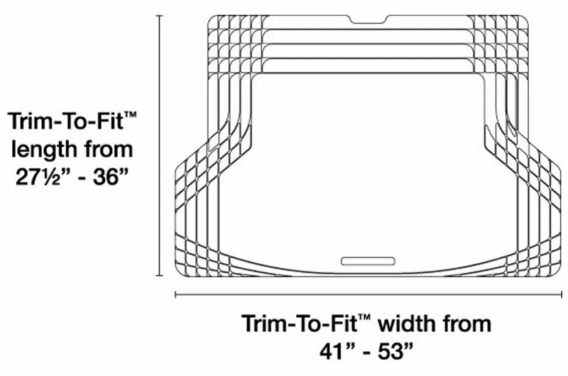 WeatherTech Trim-to-Fit Cargo/Trunk Mat - Universal mat for Cars, SUVs, Minivans