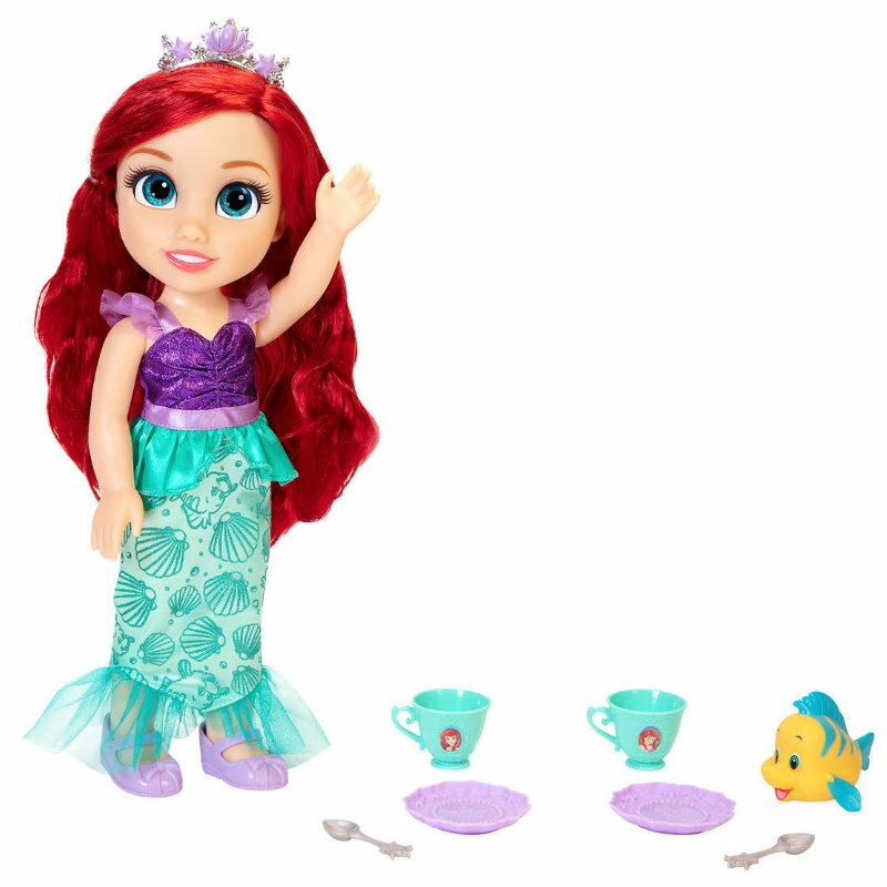 Disney Princess Doll Tea Time w/ Friend - Doll, Outfit, Tea Cups, Plates, Spoons