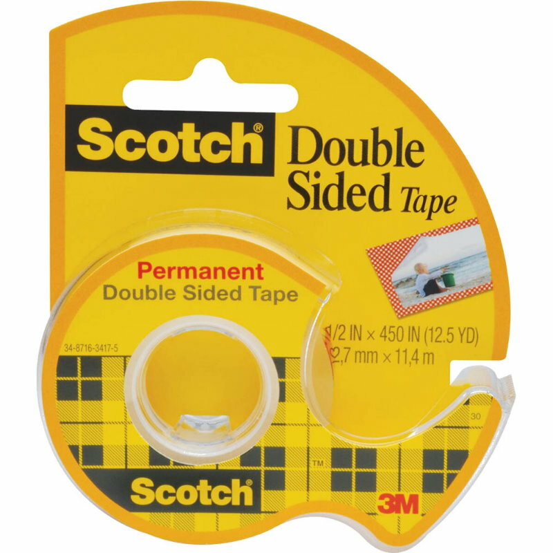 Scotch Double Sided Tape Gift Wrap Quality Value Pack 12.7mm x 11.4m