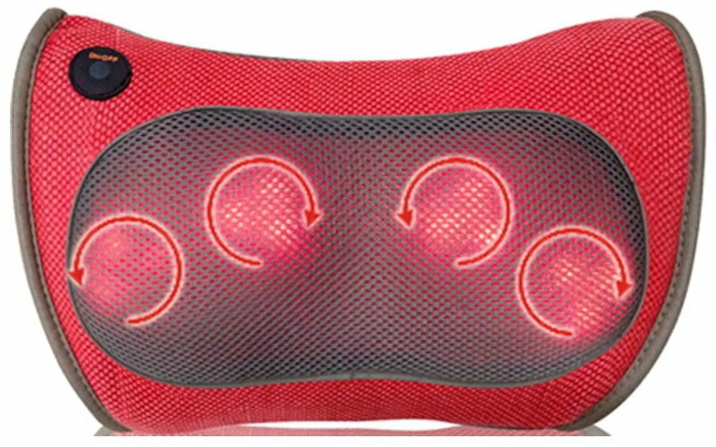 ROCAGO MM-21 Kneading Massage Pillow with Heat - for home. office or car