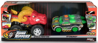 Nikko Road Rippers Wheelie Monsters Bull & Illuminator or Afterburner