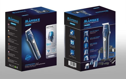 MARSKE 5-in-1 Professional Rechargeable Hair Clipper Multi Grooming Kit