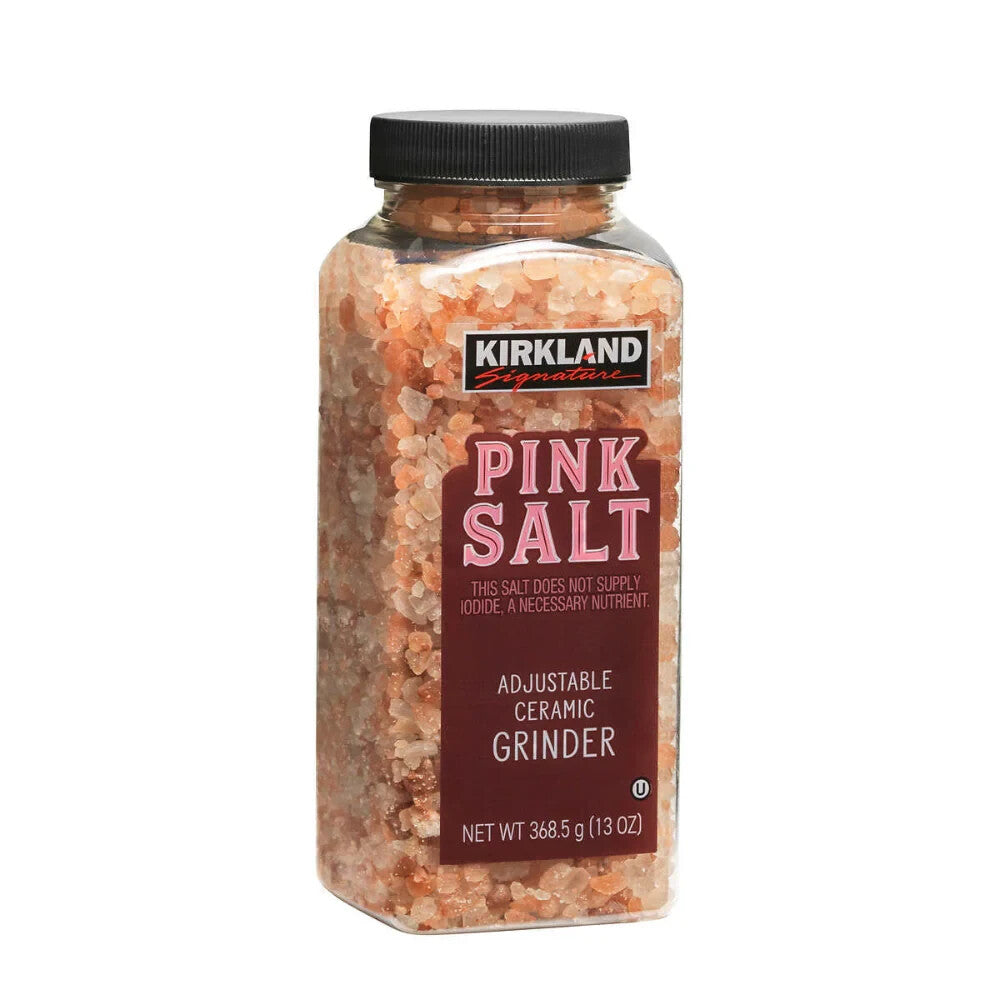 737g Himalayan Pink Salt Grinder + Refill 100% Natural Coarse Crystal Rock Salt