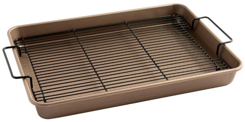 Nordic Ware High-Sided Oven Crisp Baking Tray Nonstick Bakeware Half Sheet