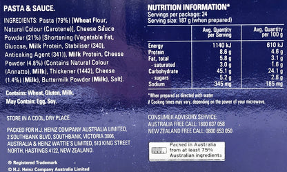 Kraft Easy Mac & Cheese Microwave Macaroni Pasta Classic Cheese Dinner 24 x 70g