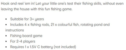 The Fishing Game Fishing World Family Board Game Kids Up To 4 Player 3+ Sale NEW