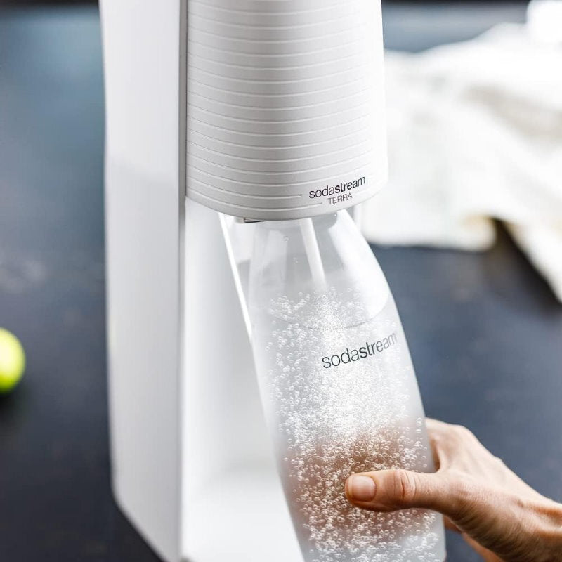 Sodastream Terra Sparkling Water Maker Value Pack or 60 Litre Quick Connect CO2