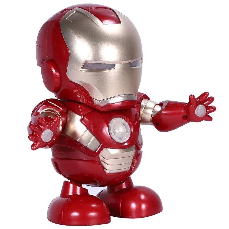 Iron Man Tony Stark Superhero Dancing Hero Action Figure Music and Light Toys