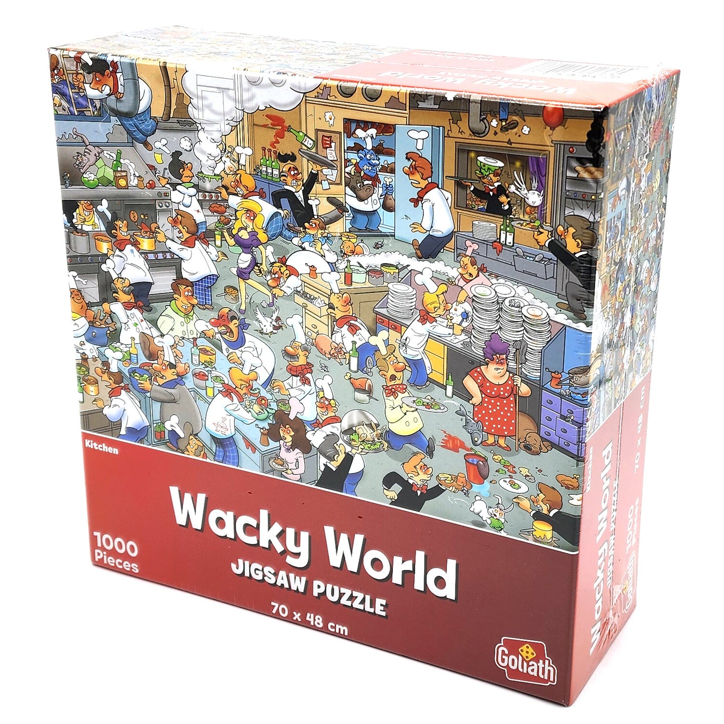 1000 Piece Jigsaw Puzzle 68cm x 48cm Wacky World Different Design Village Farm