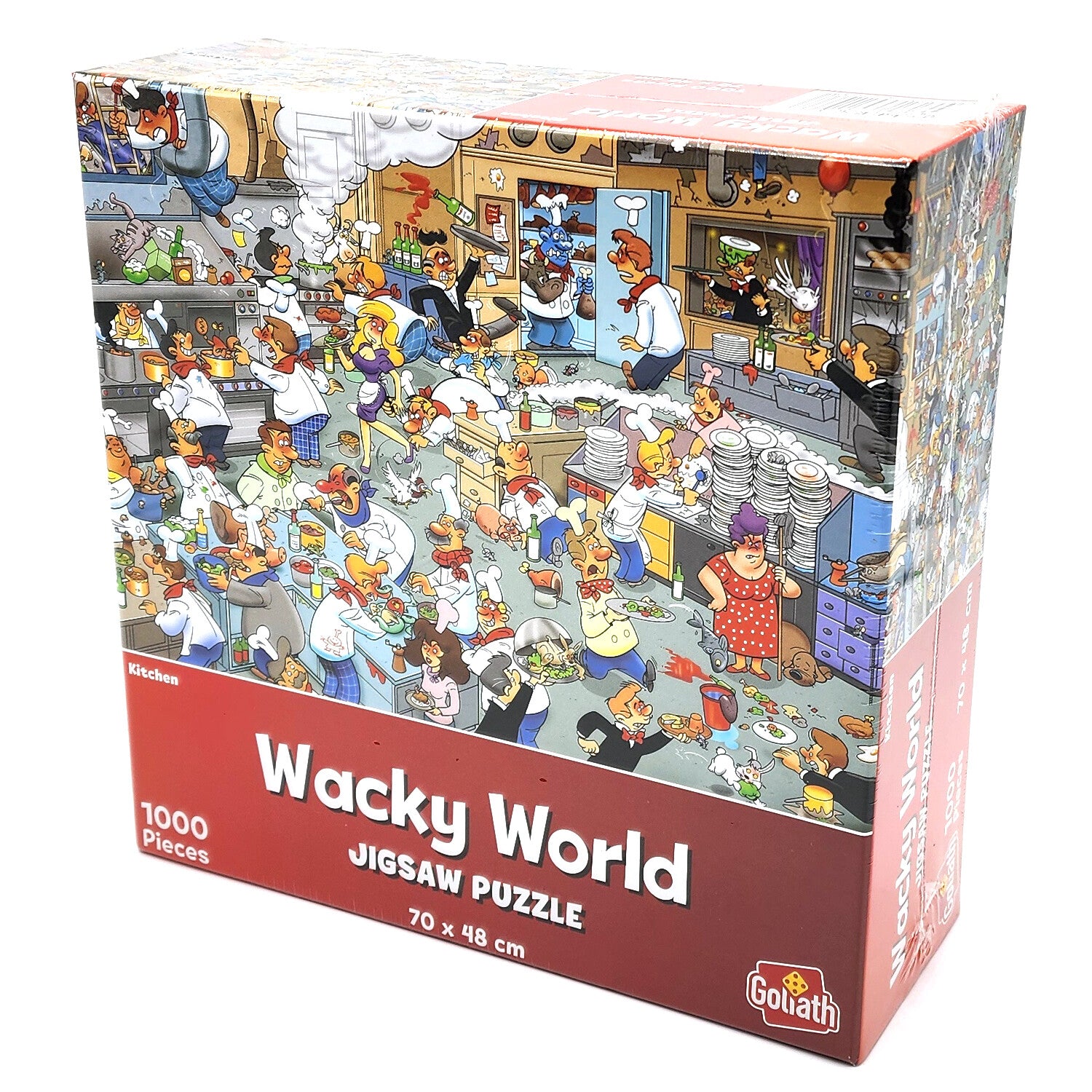 1000 Piece Jigsaw Puzzle 68cm x 48cm Wacky World Different Design Village Farm