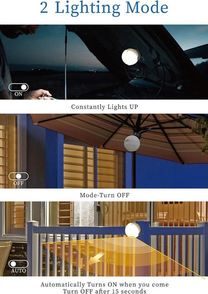 Newgale Portable Motion Sensor Outdoor Indoor Battery Powered Security Light