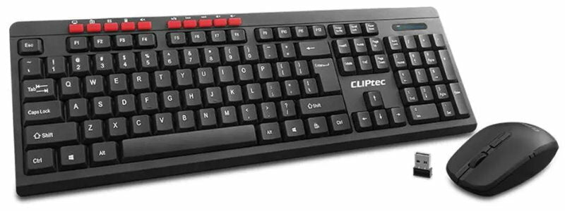 CLiPtec RZK339 ESSENTIAL AIR Wireless Multimedia Keyboard and Mouse Combo Set
