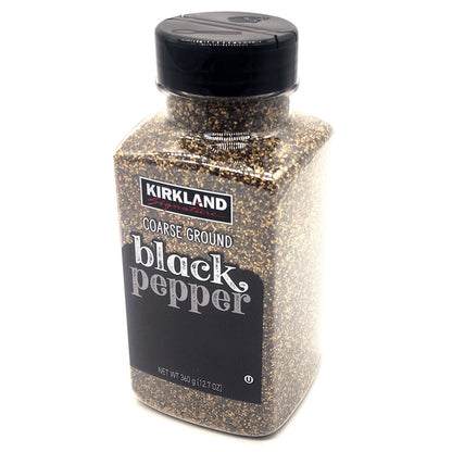 Kirkland Signature Coarse Ground Black Pepper Kosher Herbs Spices Seasoning 360g