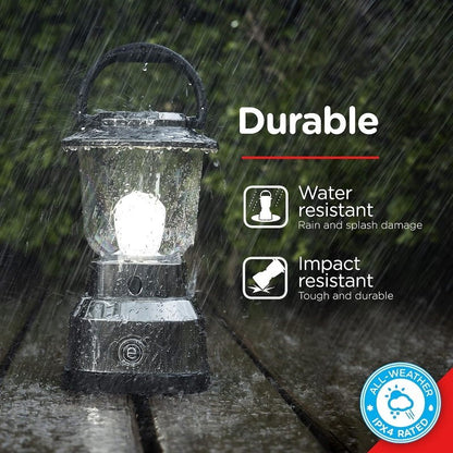 GE Enbrighten IPX4 Water-Resistant Impact-Resistant Dimmable LED Camping Lantern