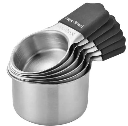 Stainless Steel Magnetic Measuring 6 x Cups & 8 x Spoons with Leveler 15 pcs Set