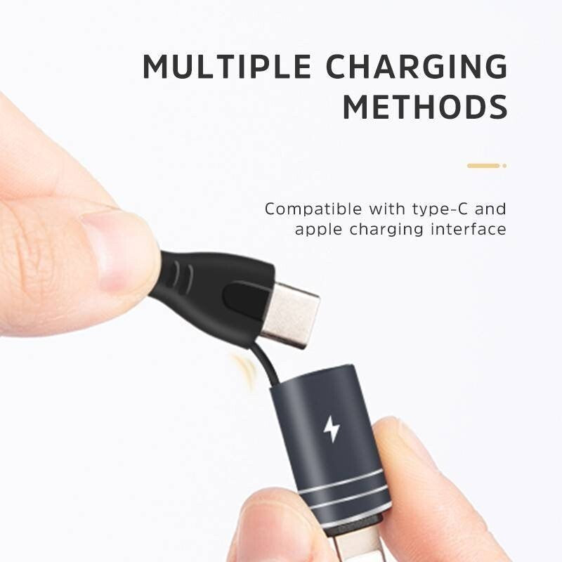 Kivee 4-in-1 Multi Fast Charging Cable USB-C 8 Pin to Type C USB Charging Cable