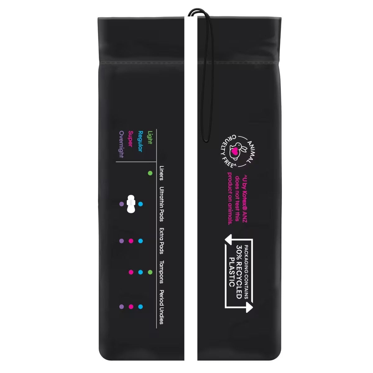 96 x U By Kotex Ultrathins Super Pads with Wings Dry Disposable Period Pads Box