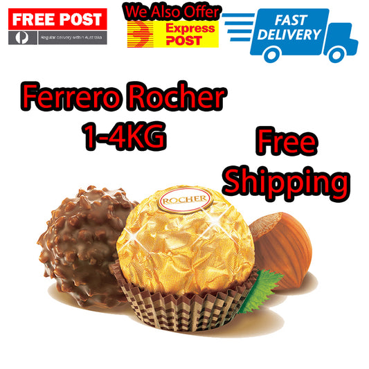 1kg - 4kg Ferrero Rocher Hazelnut Fine Wafer Milk Chocolate Great Birthday Sweet