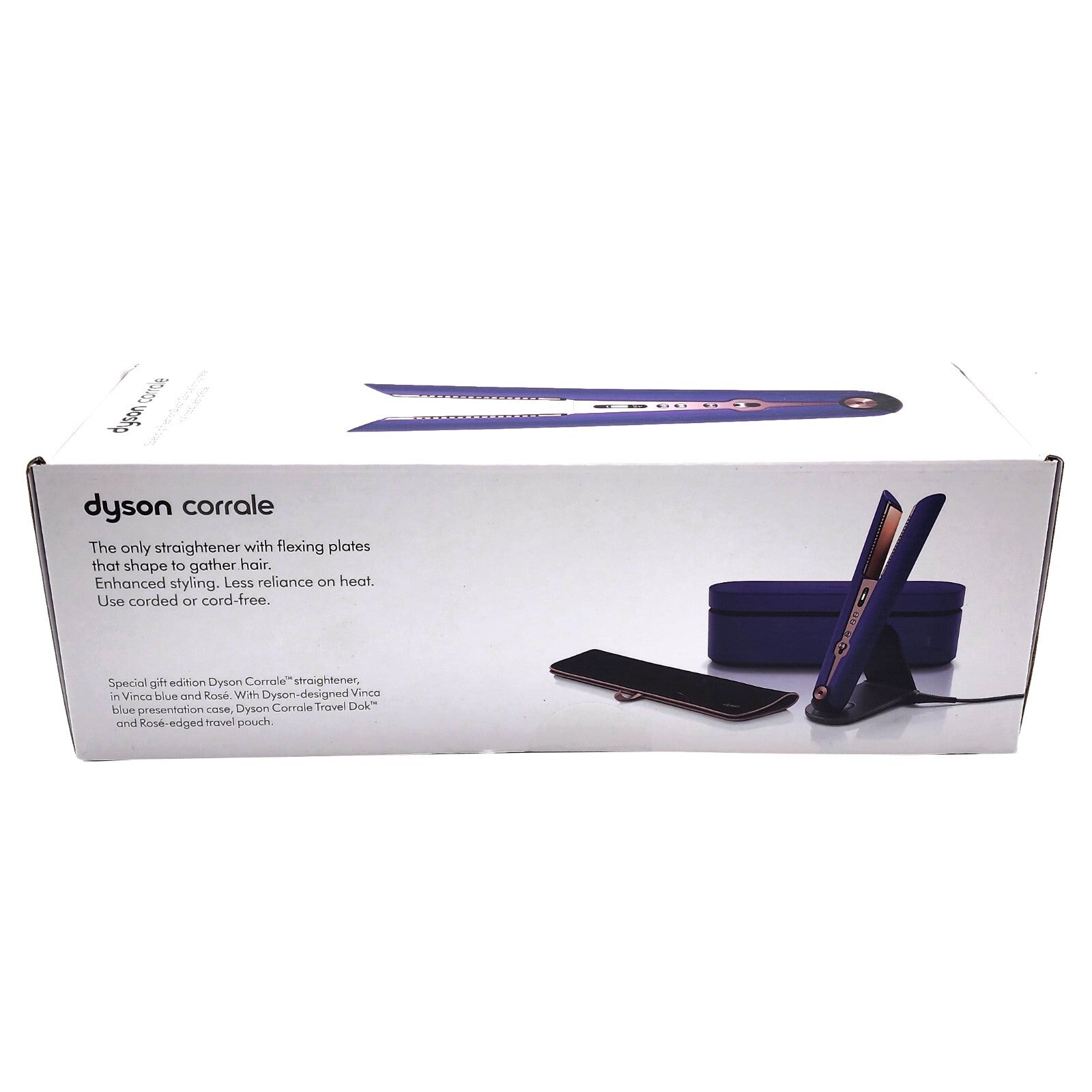 Dyson Corrale Hair Straightener with Presentation Case in Vinca Blue and Rose