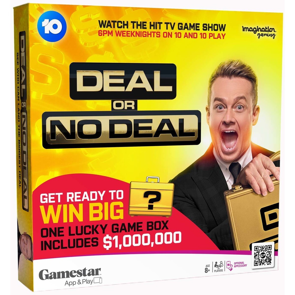 Deal Or No Deal Family Indoor Fun Board Game Activity Chance to Win 1 million 8+