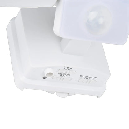Solar 3 Motion Sensor LED Security Floodlight 2500 Lumen Garden Outdoor Light