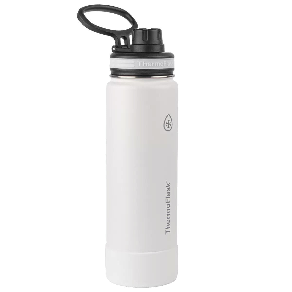 ThermoFlask Stainless Steel Vacuum Sealed Drink Bottle 710ml White & Pink 2 Pack