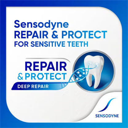 100g Sensodyne Repair & Protect Whitening Toothpaste Oral Dental Health Care