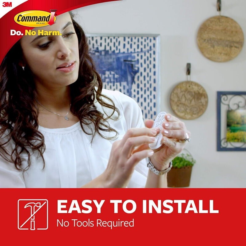 3M Command 18pc Hooks Value Pack Utility Adhesive Damage Free Hanging Hooks