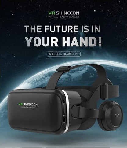 VR SHINCON 8.0 Bluetooth 3D VR Glasses Headsets w/ Controller - iOS & Android