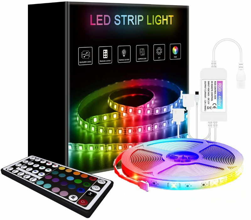 TEQ 5M 5050 RGB Waterproof Dream LED Strip Light + IR Remote + AU Power Adapter