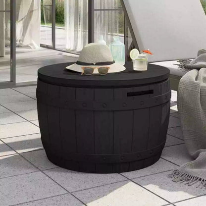 Hello Outdoors 3-in-1 Portable Outdoor Garden Storage Box Chest Seat Patio Table