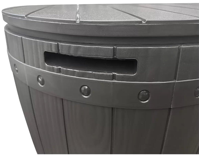 Hello Outdoors 3-in-1 Portable Outdoor Garden Storage Box Chest Seat Patio Table