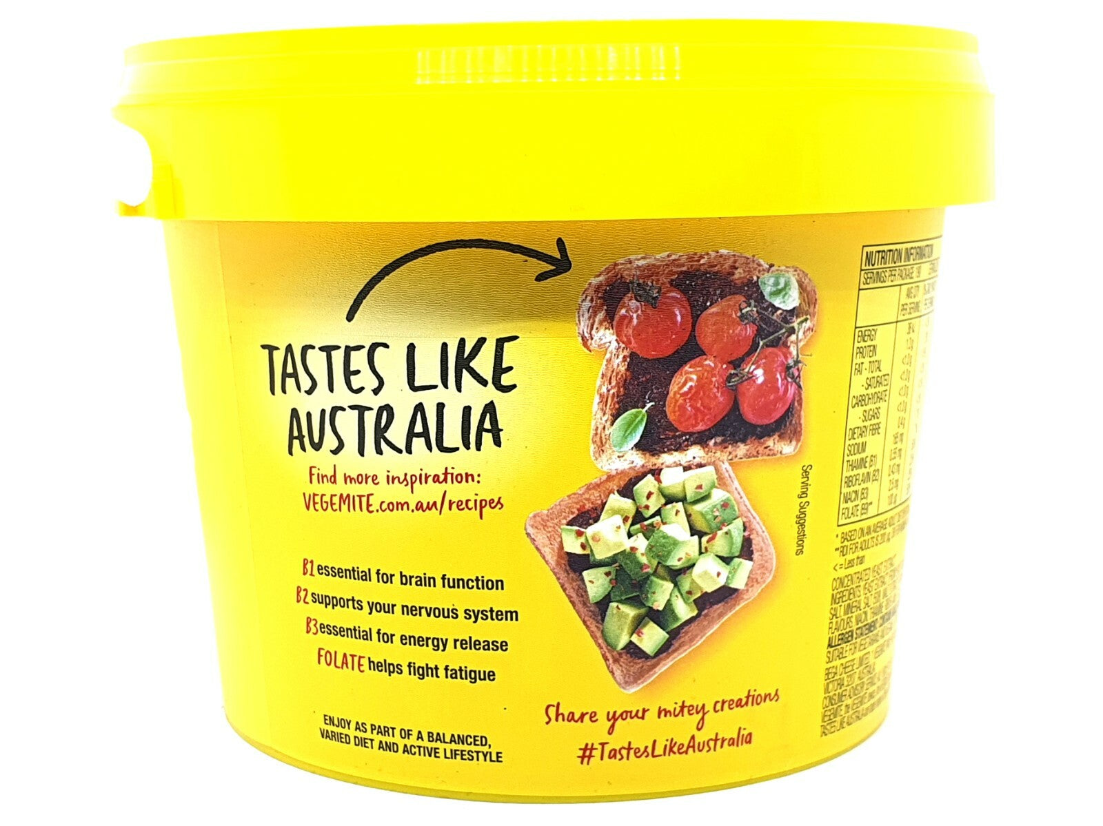 Vegemite 950g Tub Jar Australian Made Vegan Breakfast Sandwich Spread Vitamins B