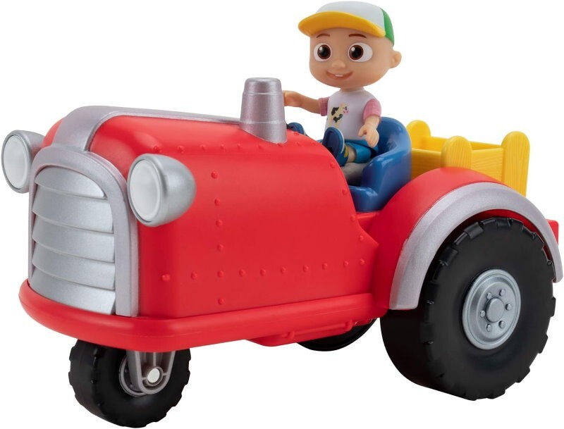 CoComelon 8 Pieces Barnyard Fun With JJ Playset Musical Tractor with Sounds