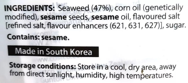 C-Weed Roasted & Seasoned Korean Seaweed Flakes Crispy Snack 80g/160g/240g