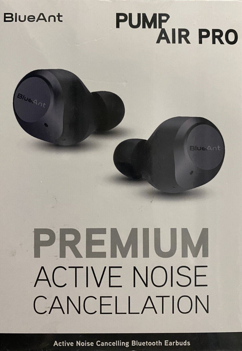 BlueAnt Pump Air Pro ANC Premium Active Noise Cancellation Earbuds Headphones