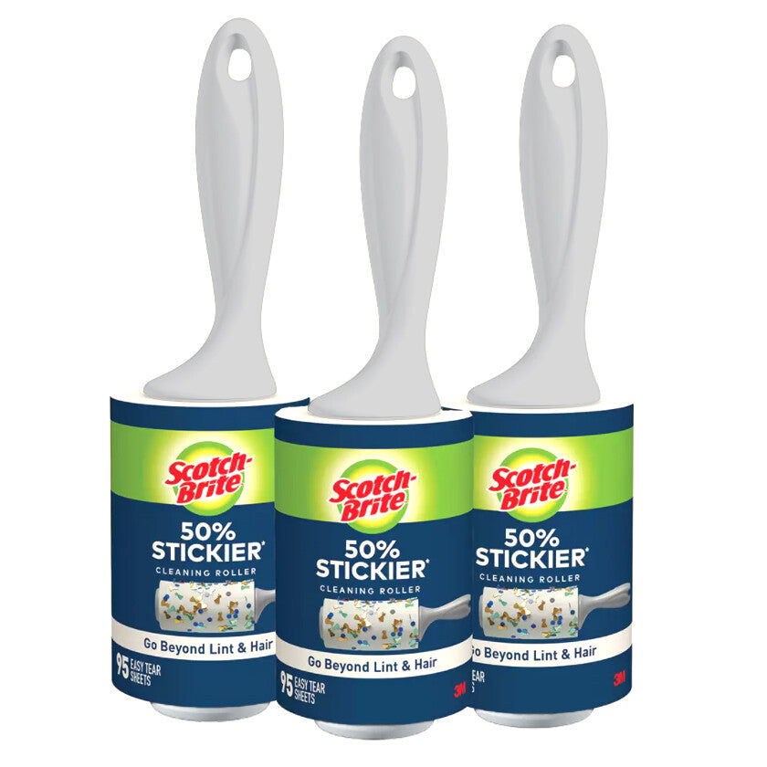 3M Scotch Brite Lint & Hair Fluff Dust Remover Cleaning Roller 95 Tear Sheet