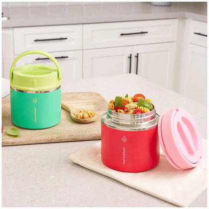 2x 590mL Thermoflask Insulated Kids Lunch Food Jar Double Vacuum Stainless Steel