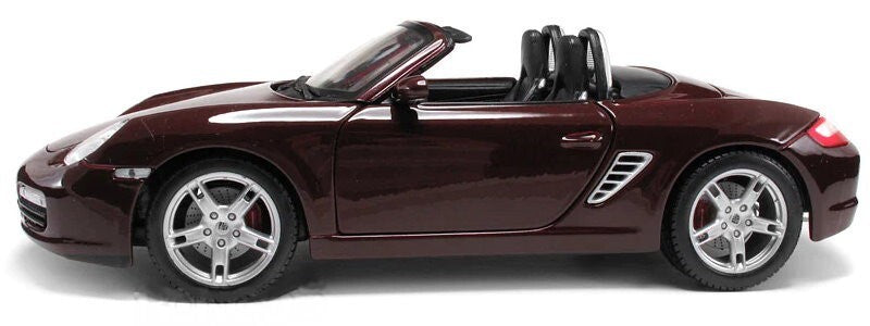 Maisto 1:18 Scale Special Edition Porsche Boxster S Die Cast Car Set Maroon
