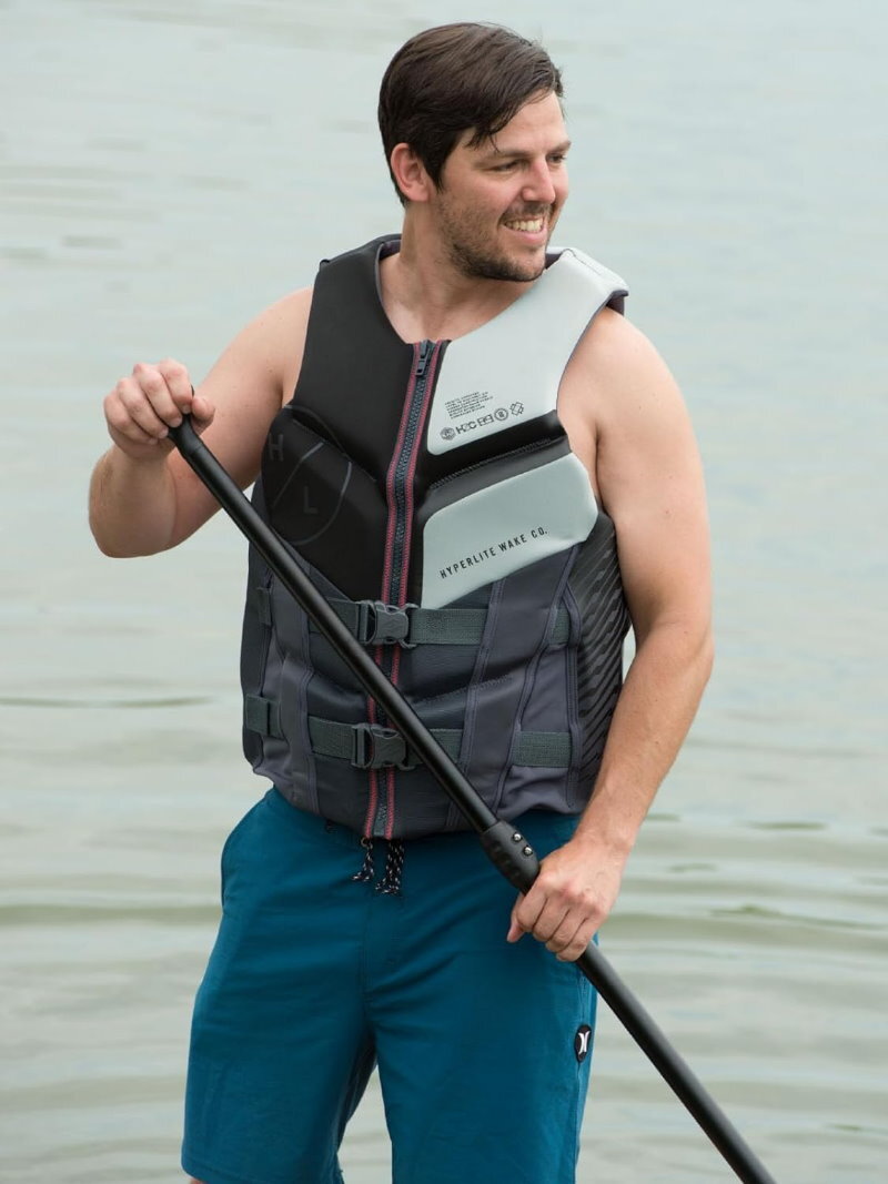 Hyperlite Wake Co Mens Elite Life Jacket Vest Australian Approved Water Sports