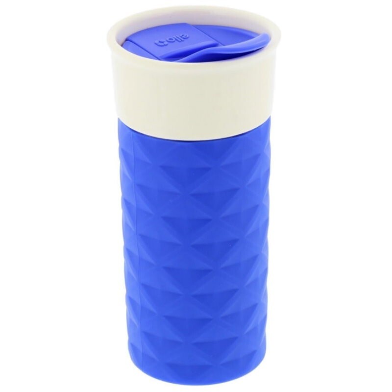 Ello Ogden On-The-Go Ceramic Travel Mug with Friction-Fit Lid & Silicone Boot