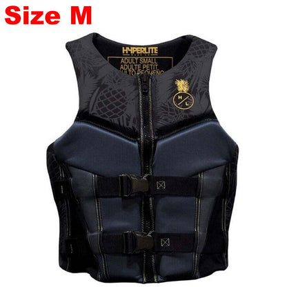 Hyperlite Segmented Front Entry Women's Life Jacket Vest Black/Pineapple
