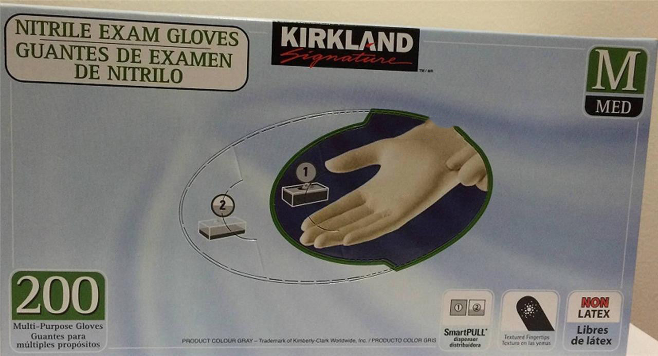 Multi Purpose Nitrile Exam Protective Glove Latex Free 200 Disposable Size S M L