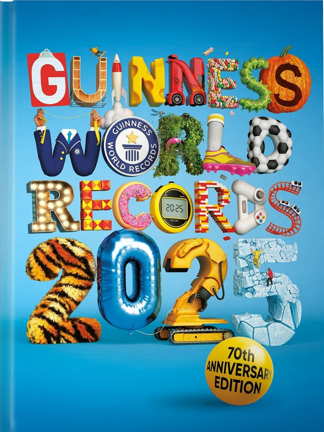 Guinness World Records 2025 Hardcover Education Statistic Book Gift Idea Present